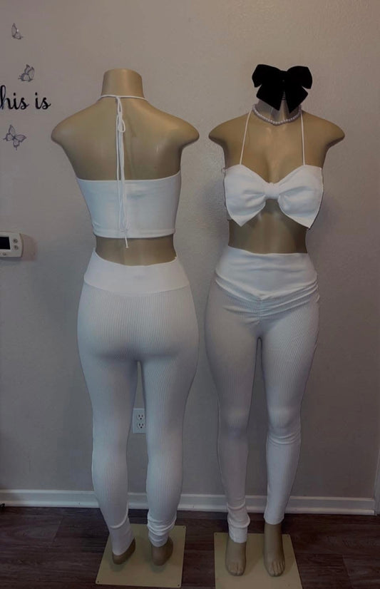 All White God body Bow Set